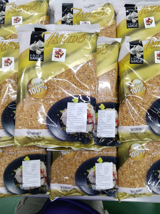 กระเทียมเจียว ไร่ทิพย์ 500 กรัม Rai Tip Fried Garlic 500 g
