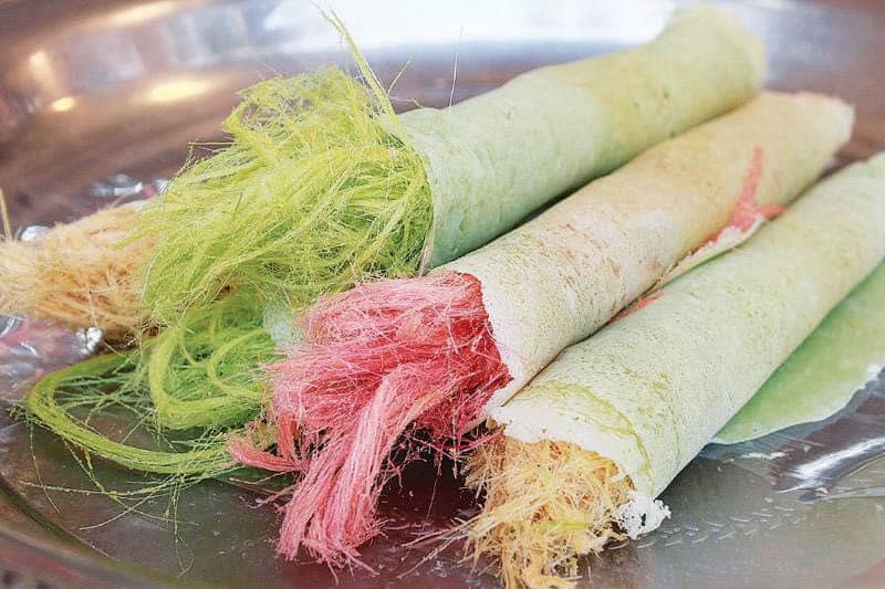 โรตีสายไหม Roti with Candy floss