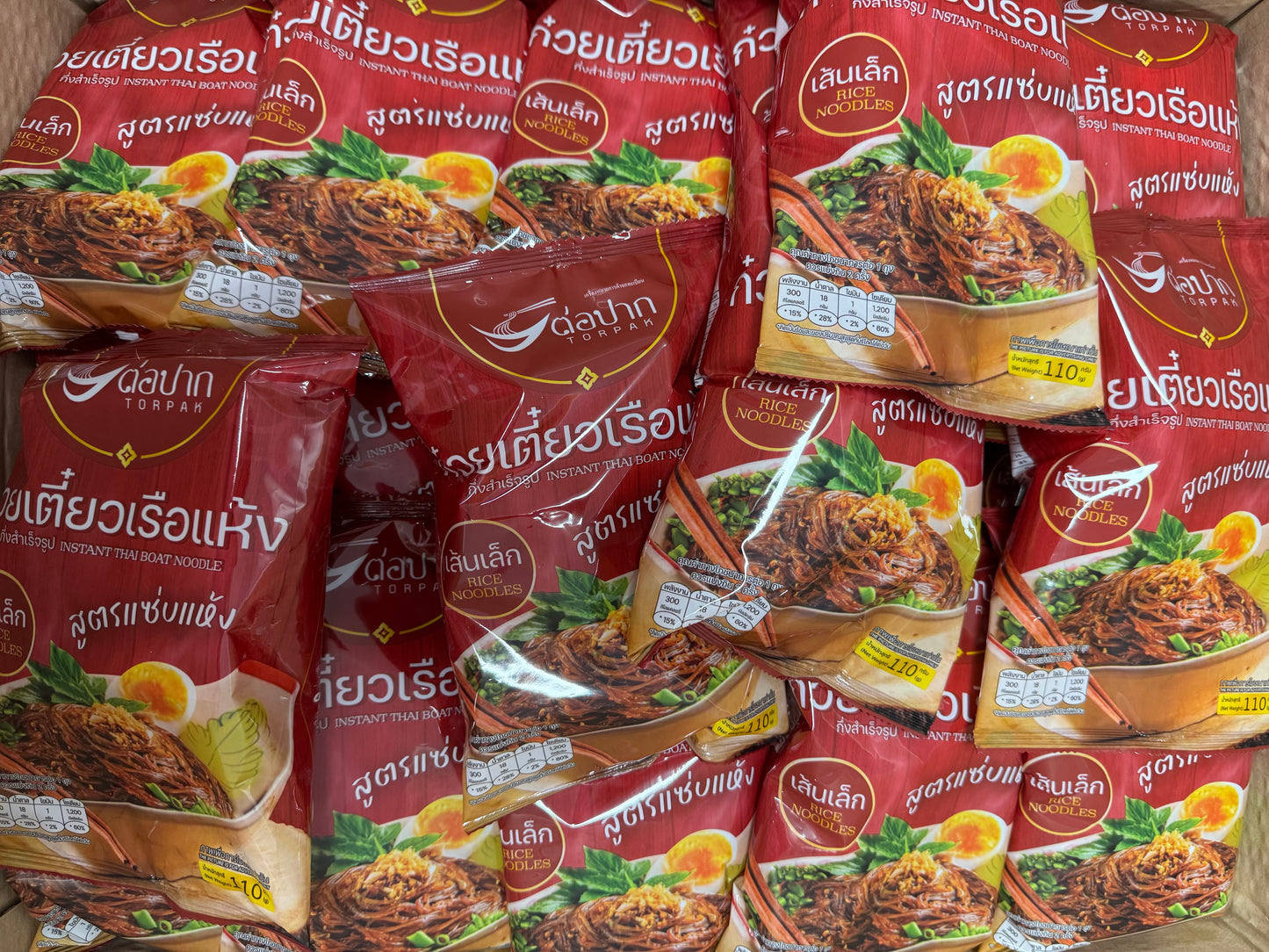 ก๋วยเตี๋ยวกึ่งสำเร็จรูป ยี่ห้อ ต่อปาก Tor Pak Premium Instant Noodle