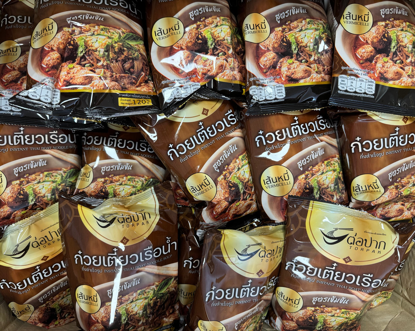 ก๋วยเตี๋ยวกึ่งสำเร็จรูป ยี่ห้อ ต่อปาก Tor Pak Premium Instant Noodle