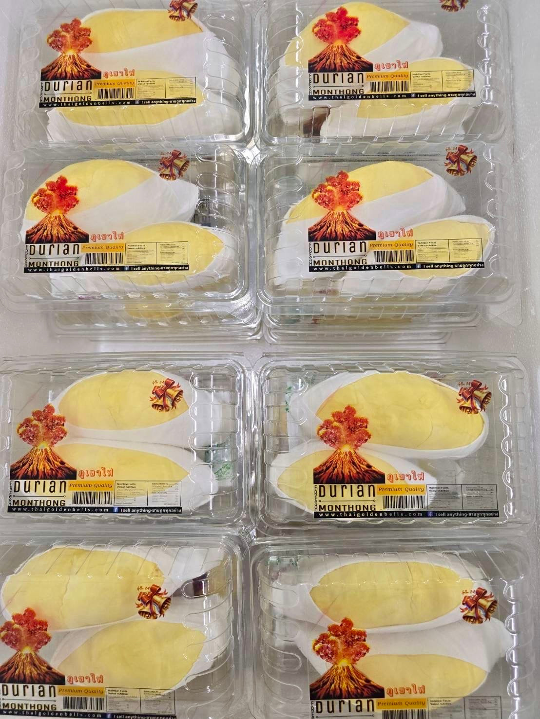 ทุเรียนหมอนทองภูเขาไฟ 550 กรัม Volcano Mon thong Durian 550 g