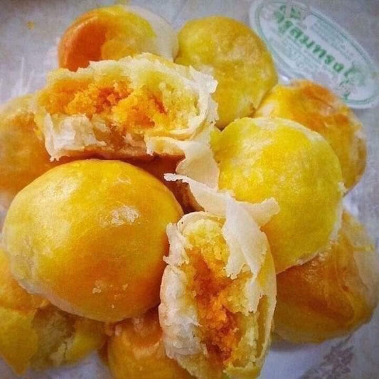 ขนมเปี๊ยะ ครูสมทรง ไส้ถั่วไข่เค็ม