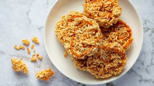 ข้าวแต๋นน้ำแตงโม 260 กรัม / Crispy rice crackers with traditional watermelon syrup 260g