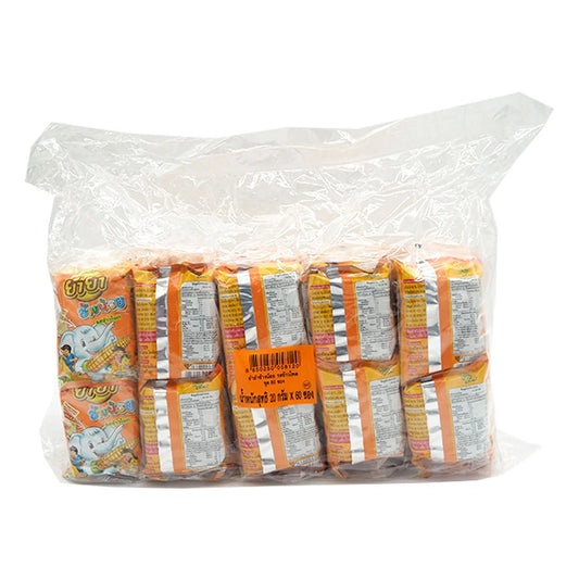 ยำยำช้างน้อยรสข้าวโพด (12ซองx5แพค - 60 ซอง) Yum Yum Chang Noi Instant Noodle - Corn Flavour (12x5 Packs - 60 Packs)
