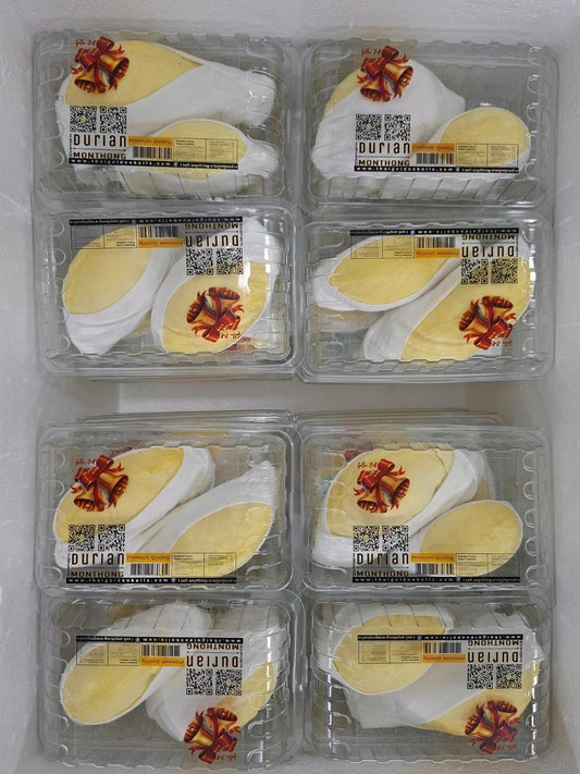 โปรโมชั่น!ทุเรียนหมอนทองพรีเมี่ยม2กล่อง+มะพร้าวเผา3ลูก+มะพร้าวถอดเสื้อ3ลูก / Promotion! Premium Monthong Durian (2 boxes) + Grilled Coconuts (3 pcs) + Peeled Young Coconuts (3 pcs) #lot 23/2/26