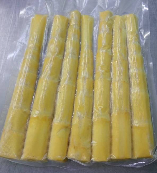 หน่อไม้ต้ม(สีเหลือง) 500 ก Boiled Bamboo Shoot 500 g