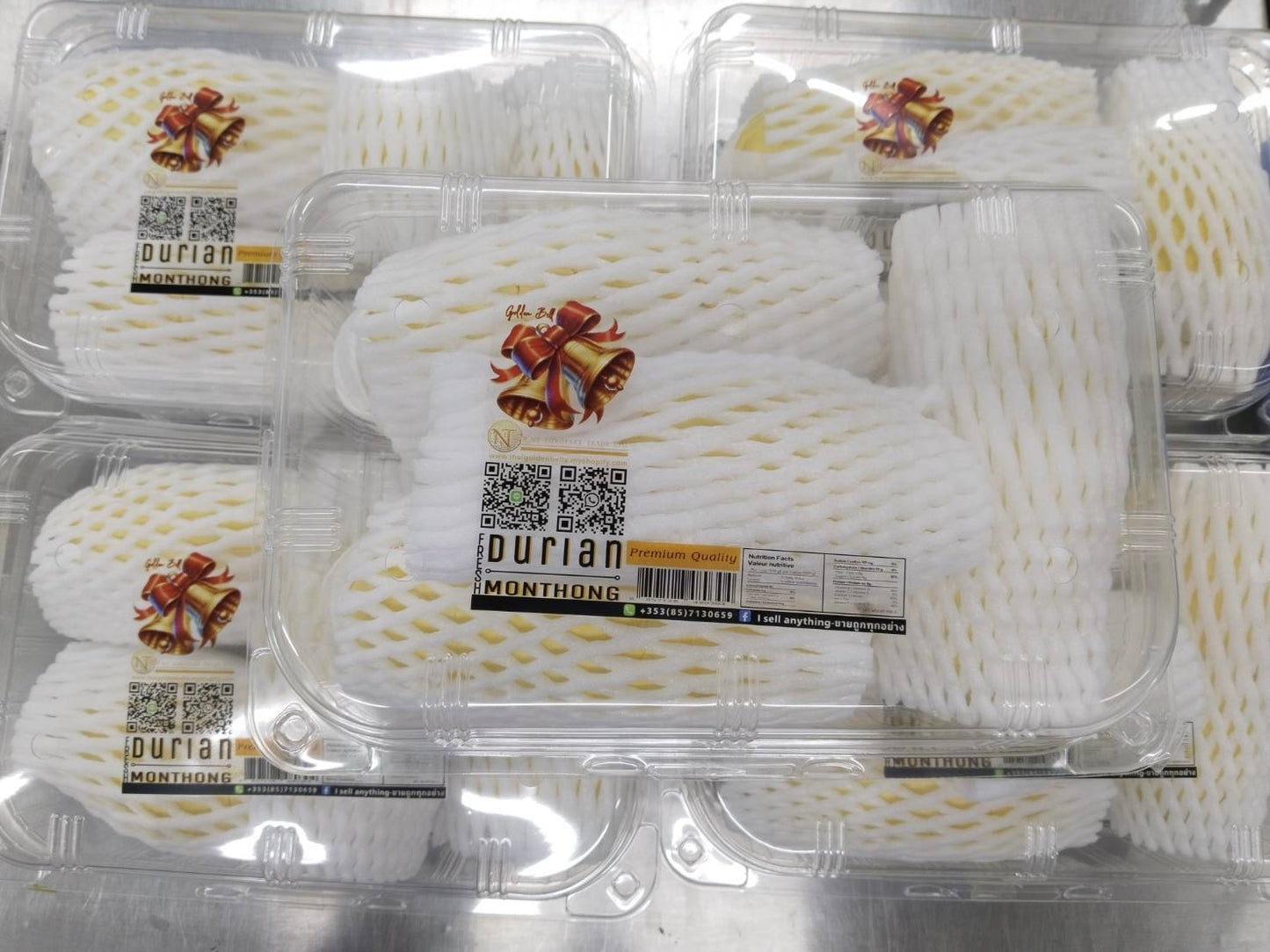 ทุเรียนหมอนทองระยองคัด Premium Rayong Durian 1500 g