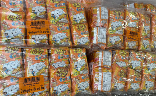 ยำยำช้างน้อยรสข้าวโพด (12 ซอง) Yum Yum Chang Noi Instant Noodle - Corn Flavour (12 Packs)