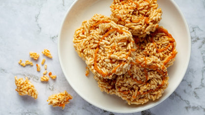 ข้าวแต๋นน้ำแตงโม 260 กรัม / Crispy rice crackers with traditional watermelon syrup 260g