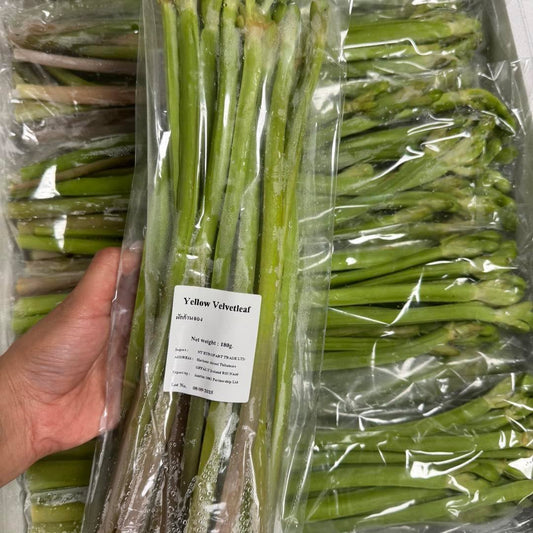 ผักก้านจอง 180 กรัม / Yellow Velvet Leaves (Kan jong) 180g