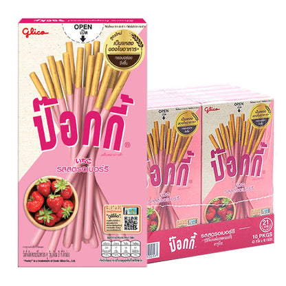 ขนมป๊อกกี้ 39-45ก (10 กล่อง) Glico Pocky 39-45 g (10 Boxes)
