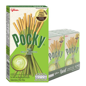 ขนมป๊อกกี้ 39-45ก (10 กล่อง) Glico Pocky 39-45 g (10 Boxes)