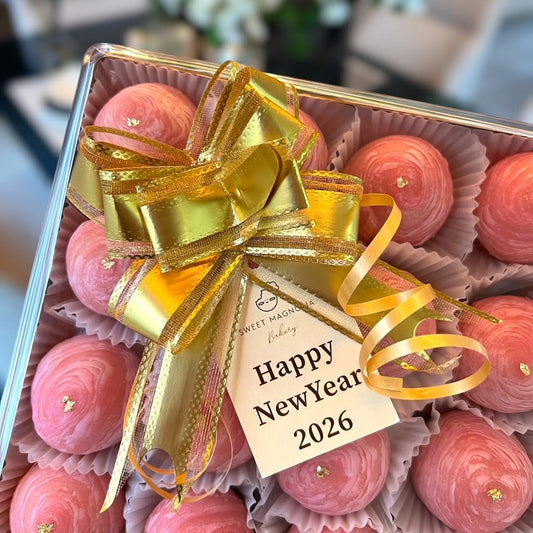 ขนมเปี๊ยะ ไส้ถั่วเหลือง (เจ) 700 กรัม / Chinese pastry with mung bean filling (vegan) 700g